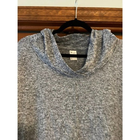 Old Navy Women's Cowl Neck Pullover Sweater Long Sleeve Heather Gray Size L - Picture 3 of 9